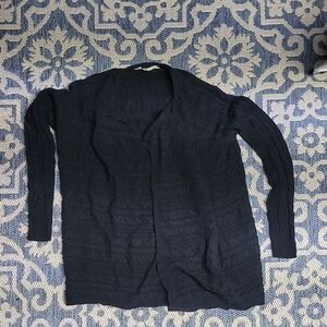 Athlets Open Front Wool Cardigan - XL